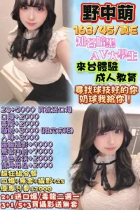 台中外送茶-野中萌