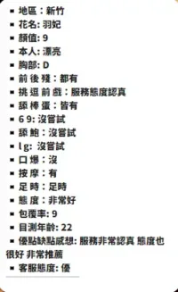新竹定點茶-羽妃